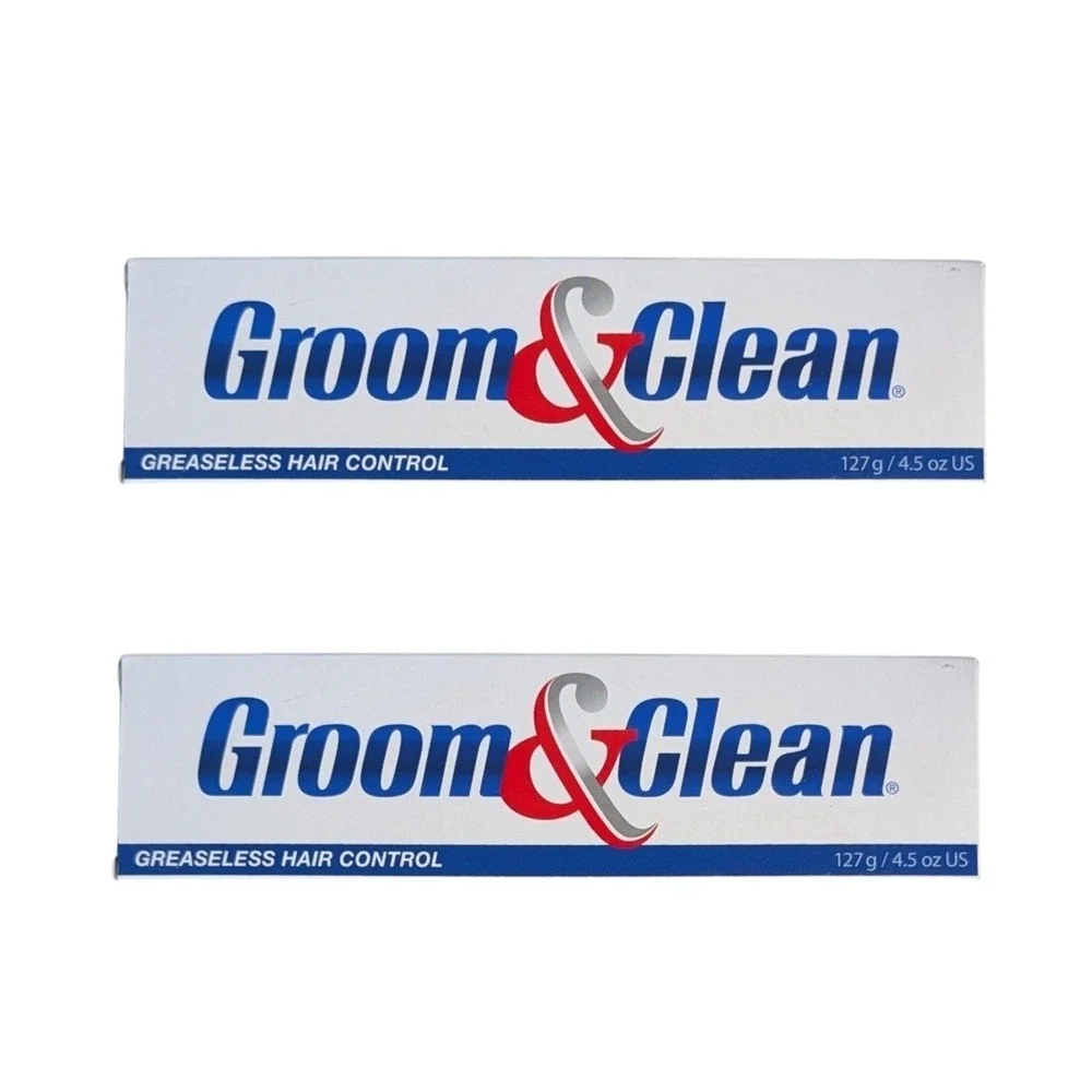 Groom & Clean Greaseless Hair Control 4.5 oz Exp 02/2026 Lot of 2